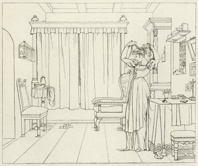 Ilustración para Fausto de Goethe de Friedrich August Moritz Retzsch