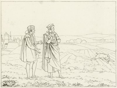 Ilustración para Fausto de Goethe de Friedrich August Moritz Retzsch