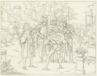 Ilustración para Fausto de Goethe de Friedrich August Moritz Retzsch