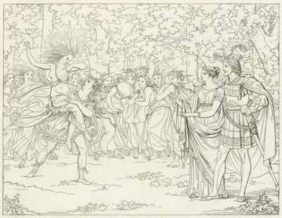Ilustración para Fausto de Goethe de Friedrich August Moritz Retzsch