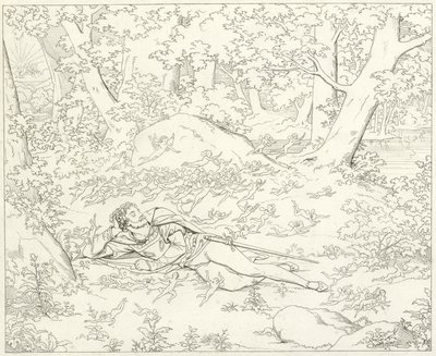 Ilustración para Fausto de Goethe de Friedrich August Moritz Retzsch