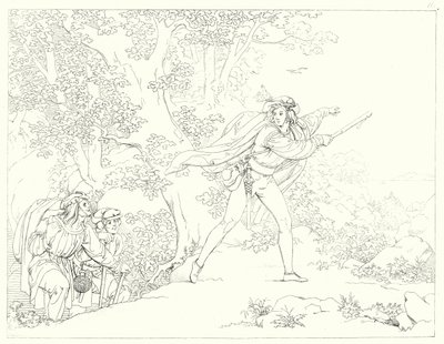 Ilustración para Lied von der Glocke de Schiller, o La Canción de la Campana de Friedrich August Moritz Retzsch