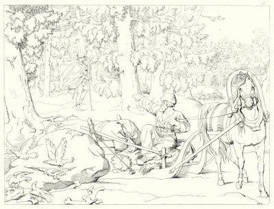 Ilustración para Lied von der Glocke de Schiller, o La canción de la campana (grabado) de Friedrich August Moritz Retzsch