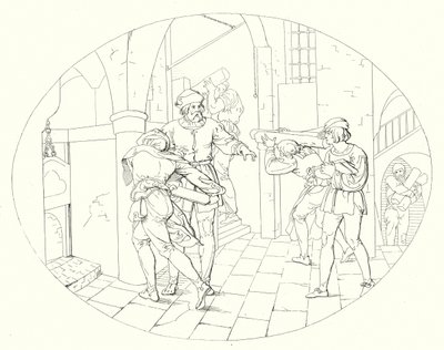 Ilustración para Lied von der Glocke de Schiller de Friedrich August Moritz Retzsch