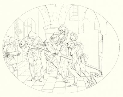 Ilustración para Lied von der Glocke de Schiller, o La canción de la campana de Friedrich August Moritz Retzsch