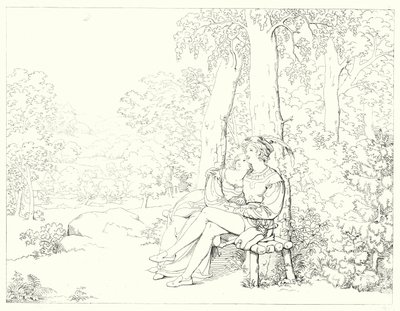 Ilustración para Lied von der Glocke de Schiller, o La canción de la campana de Friedrich August Moritz Retzsch