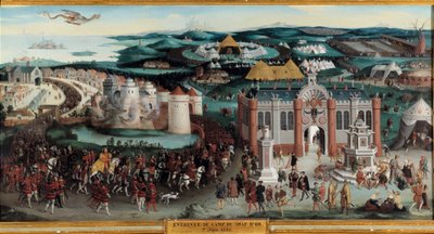 Entrevista de Francisco I y Enrique VIII en el campo del paño de oro el 7 de junio de Friedrich Bouterwek