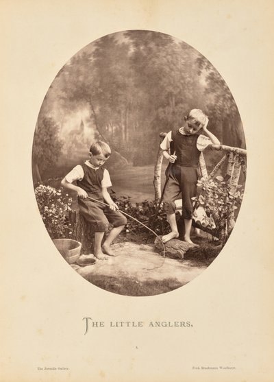 Los pequeños pescadores de Friedrich Bruckmann