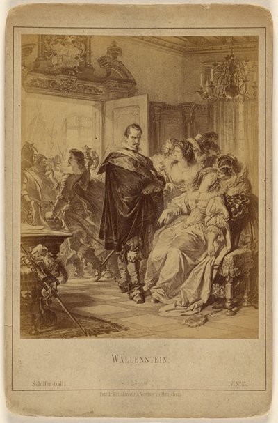 Wallenstein [cuadro de C. Jaeger, Nurnberg, 1867]. de Friedrich Bruckmann