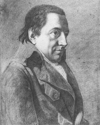 Retrato de Johann Gottlieb Fichte 1762-1814, c. 1800 de Johann Friedrich Bury