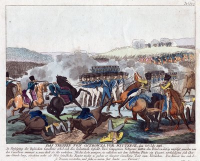 Batalla de Ostrovno, cerca de Vitebsk, el 25 de julio de 1812 de Friedrich Campe