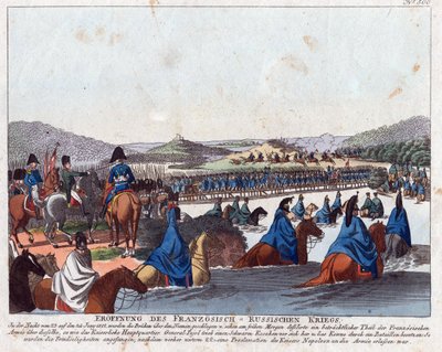 El inicio de la invasión francesa de Rusia de Friedrich Campe