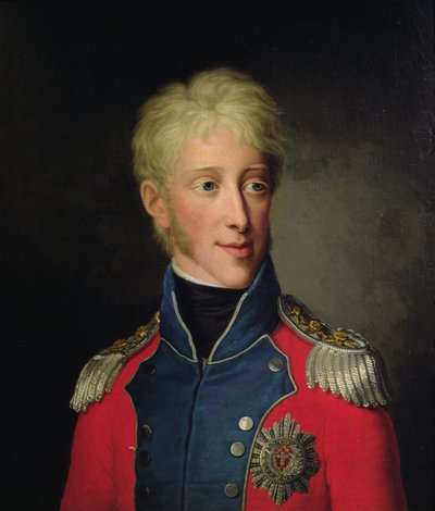 Federico VI de Dinamarca, c.1810 (aceite a bordo) de Friedrich Carl Groger
