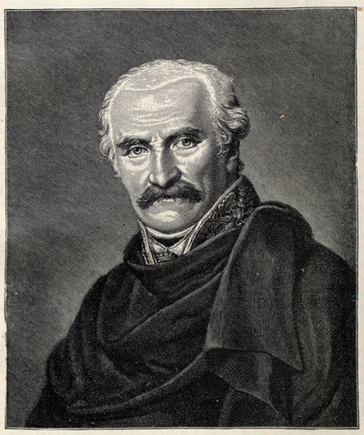 Retrato de Gebhard Leberecht von Blücher, Príncipe de Wahlstatt de Friedrich Carl Groger