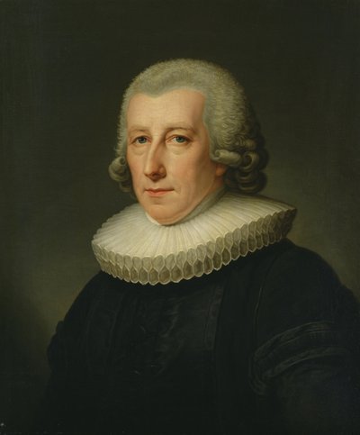 Retrato del pastor Johann Bernhard Klefeker de Friedrich Carl Groger