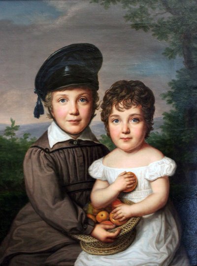 Retrato de Arnold Otto y Anna Meta Meyer de Friedrich Carl Groger