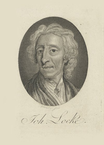 Retrato del médico y filósofo John Locke 1632-1704 de Friedrich Christian Gottlieb Geyser