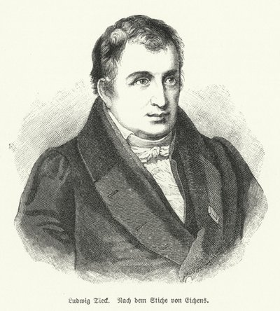 Ludwig Tieck, poeta y crítico alemán de Friedrich Eduard Eichens