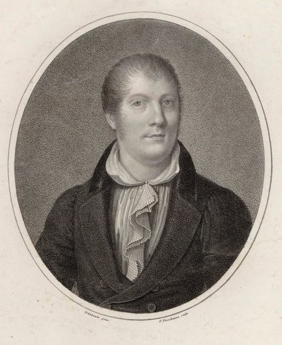 Retrato del violinista y compositor Louis Spohr 1784-1859, 1820 de Friedrich Fleischmann