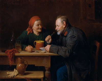 la comida del mediodia de Friedrich Friedländer Ritter von Malheim