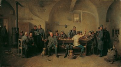 Soldados en la cantina de Friedrich Friedländer Ritter von Malheim