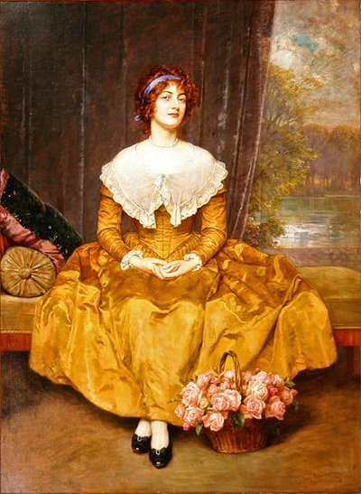 Retrato de una Dama de Friedrich Georg Papperitz