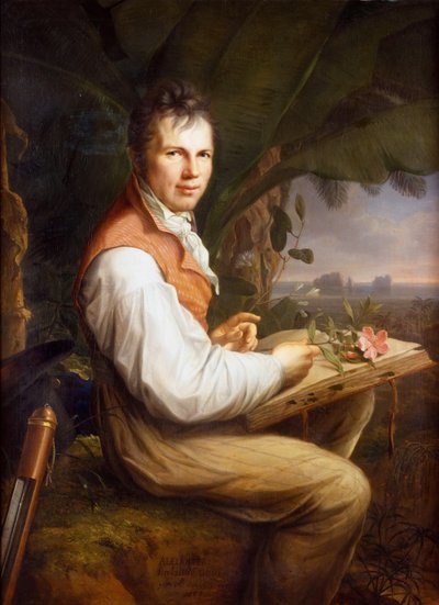 Retrato de Alexander von Humboldt, 1806 de Friedrich Georg Weitsch