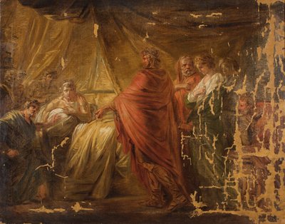 Agamenón lleva a Briseida a la tienda de Aquiles de Friedrich Heinrich Fuger