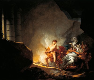 Austria, Salzburgo, Orfeo y Eurídice en el Hades de Friedrich Heinrich Fuger