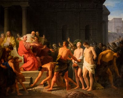 Bruto condenando a muerte a sus hijos de Friedrich Heinrich Fuger