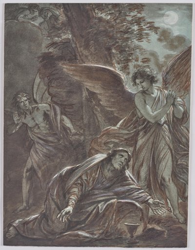 Cristo en el Monte de los Olivos de Friedrich Heinrich Fuger
