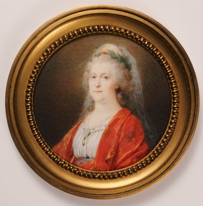 Retrato en miniatura de la zarina Catalina la Grande de Friedrich Heinrich Fuger