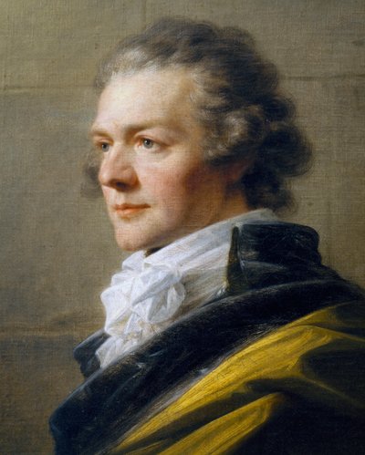 Retrato de Johann Nepomuk Hunczovsky, pintura de Heinrich Friedrich Fuger (1751-1818) de Friedrich Heinrich Fuger