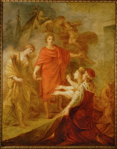 Venecia y Dalmacia rinden homenaje al emperador Francisco I ... (pintura sobre lienzo) de Friedrich Heinrich Fuger