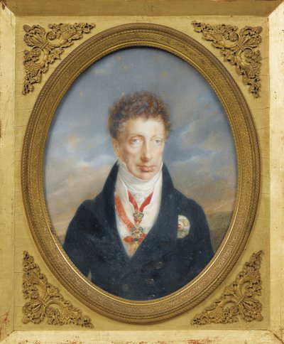 Archiduque Carlos de Austria 1771-1847, Duque de Teschen, c. 1823 de Friedrich Johan Gottlieb Lieder