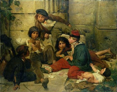 Niños de las calles de París, 1852 de Friedrich Karl Hausmann
