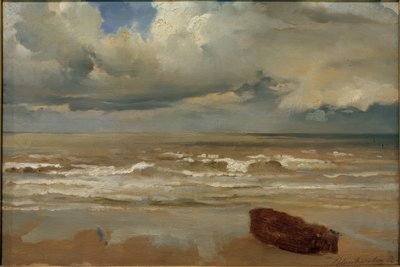 Playa en Blankenberge de Friedrich Karl Hausmann