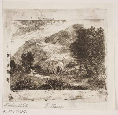 Paisaje en Wallenstadt de Friedrich Kaup