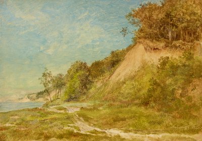 Playa de dunas en el mar Báltico de Friedrich Loos