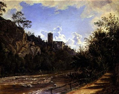 Ruinas en Raubenstein de Friedrich Loos
