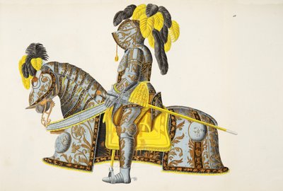 Armadura usada por el Elector Christian I, lámina de 