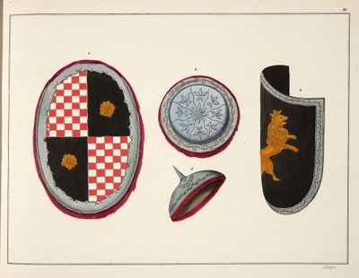 Escudos, lámina de 