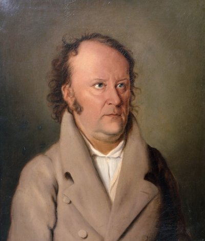 Retrato del escritor Jean Paul, 1810 de Friedrich Meier