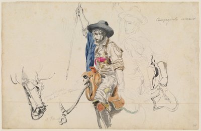 Campesino romano de Friedrich Nerly