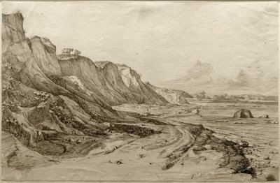 La costa de Brodtener en Travemünde de Friedrich Nerly