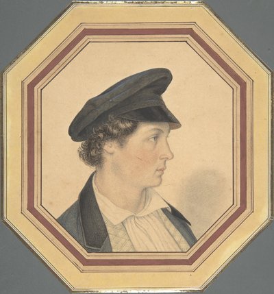 Retrato de Julius Olivier, el hijo del artista, 1846 de Friedrich Olivier