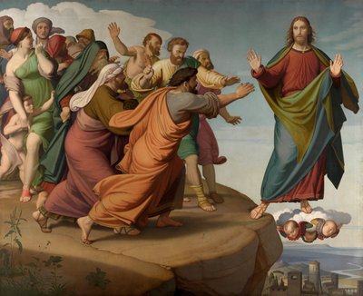 Cristo escapa de los fariseos de Friedrich Overbeck
