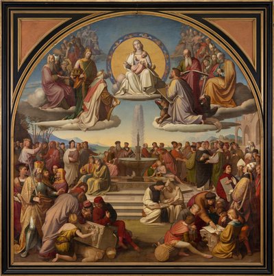 El triunfo de la religión en las artes de Friedrich Overbeck