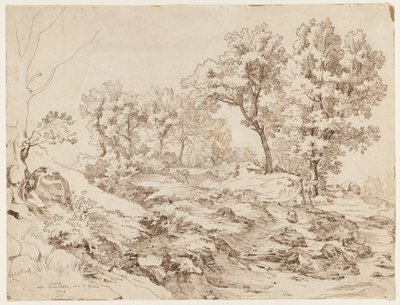 La Serpentara cerca de Olevano, 1829 de Friedrich Preller