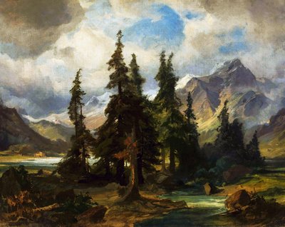 Paisaje noruego. de Friedrich Preller the Elder